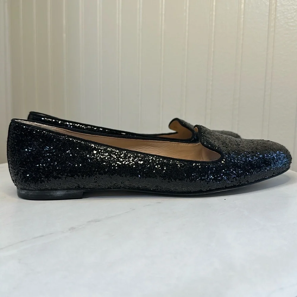 J. Crew Sophie Glitter Loafers